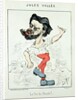 Caricature of Jules Valles by Paul Rega