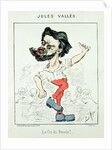 Caricature of Jules Valles by Paul Rega