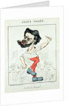 Caricature of Jules Valles by Paul Rega