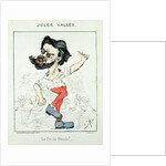Caricature of Jules Valles by Paul Rega
