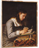 Young Man Writing by Joos van (follower of) Craesbeeck