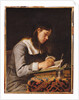 Young Man Writing by Joos van (follower of) Craesbeeck