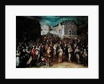 Procession of the Holy League in 1590 by French School