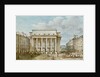 View of the Facade of the Theatre Italien by Victor Jean Nicolle