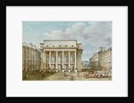 View of the Facade of the Theatre Italien by Victor Jean Nicolle