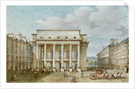 View of the Facade of the Theatre Italien by Victor Jean Nicolle