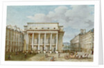 View of the Facade of the Theatre Italien by Victor Jean Nicolle