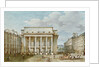 View of the Facade of the Theatre Italien by Victor Jean Nicolle