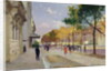 Avenue Montaigne, Paris by Jules Ernest Renoux
