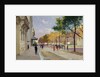 Avenue Montaigne, Paris by Jules Ernest Renoux
