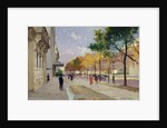 Avenue Montaigne, Paris by Jules Ernest Renoux
