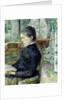 Adele Tapie de Celeyran Countess of Toulouse-Lautrec-Monfa in the Salon of Chateau de Malrome, 1887 by Henri de Toulouse-Lautrec