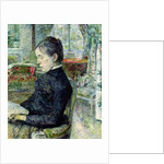 Adele Tapie de Celeyran Countess of Toulouse-Lautrec-Monfa in the Salon of Chateau de Malrome, 1887 by Henri de Toulouse-Lautrec