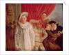 Actors of the Italian Comedy, 18th century by Jean Antoine Watteau