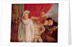 Actors of the Italian Comedy, 18th century by Jean Antoine Watteau