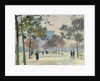 The Arc de Triomphe in Autumn, Paris by Jules Ernest Renoux