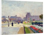 Avenue Paul Deroulede, Tuileries, Paris by Jules Ernest Renoux