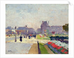 Avenue Paul Deroulede, Tuileries, Paris by Jules Ernest Renoux