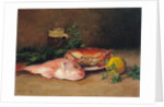 Crab and Red Mullet by Jules Ernest Renoux