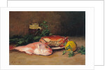 Crab and Red Mullet by Jules Ernest Renoux