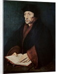 Portrait of Desiderius Erasmus of Rotterdam by Hans Holbein the Younger