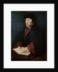 Portrait of Desiderius Erasmus of Rotterdam by Hans Holbein the Younger