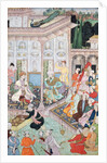 Meeting between Babur and Bedi Az Zaman Mirza, 16th-17th century by School Indian