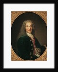 Portrait of Voltaire after 1718 by Nicholas de Largilliere
