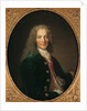 Portrait of Voltaire after 1718 by Nicholas de Largilliere