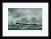 Cargo Steamship Flying the Flag of the Le Havre Peninsular Company by French School
