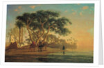 Arab Oasis, 1853 by Narcisse Berchere