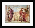 Minerva Preventing Achilles from Killing Agamemnon by Giovanni Battista (1696-1770) Tiepolo