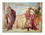 Minerva Preventing Achilles from Killing Agamemnon by Giovanni Battista (1696-1770) Tiepolo