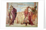 Minerva Preventing Achilles from Killing Agamemnon by Giovanni Battista (1696-1770) Tiepolo