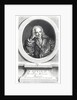 Portrait of Francois Quesnay engraved by Johan Georg Wille by J. Chevallier