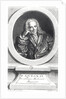 Portrait of Francois Quesnay engraved by Johan Georg Wille by J. Chevallier