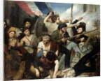 Scene of the 1830 Revolution by Philibert Rouviere