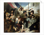Scene of the 1830 Revolution by Philibert Rouviere