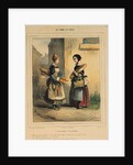 The Baker's Art, plate number 27 from the 'Les Femmes de Paris' series, 1841-42 by Alfred Andre Geniole