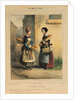 The Baker's Art, plate number 27 from the 'Les Femmes de Paris' series, 1841-42 by Alfred Andre Geniole