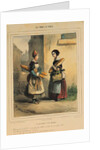 The Baker's Art, plate number 27 from the 'Les Femmes de Paris' series, 1841-42 by Alfred Andre Geniole