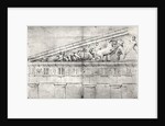 Study of a pediment from the Parthenon by Jacques Carrey