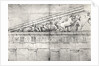 Study of a pediment from the Parthenon by Jacques Carrey