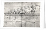 Study of a pediment from the Parthenon by Jacques Carrey