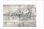 Study of a pediment from the Parthenon by Jacques Carrey