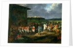 The English Prisoners at Astorga Being Presented to Napoleon Bonaparte in 1809, 1810 by Hippolyte Lecomte