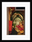 The Annunciation from the Isenheim Altarpiece, left hand wing, c.1512-16 by Matthias Grunewald