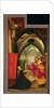 The Annunciation from the Isenheim Altarpiece, left hand wing, c.1512-16 by Matthias Grunewald