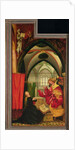 The Annunciation from the Isenheim Altarpiece, left hand wing, c.1512-16 by Matthias Grunewald