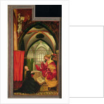 The Annunciation from the Isenheim Altarpiece, left hand wing, c.1512-16 by Matthias Grunewald